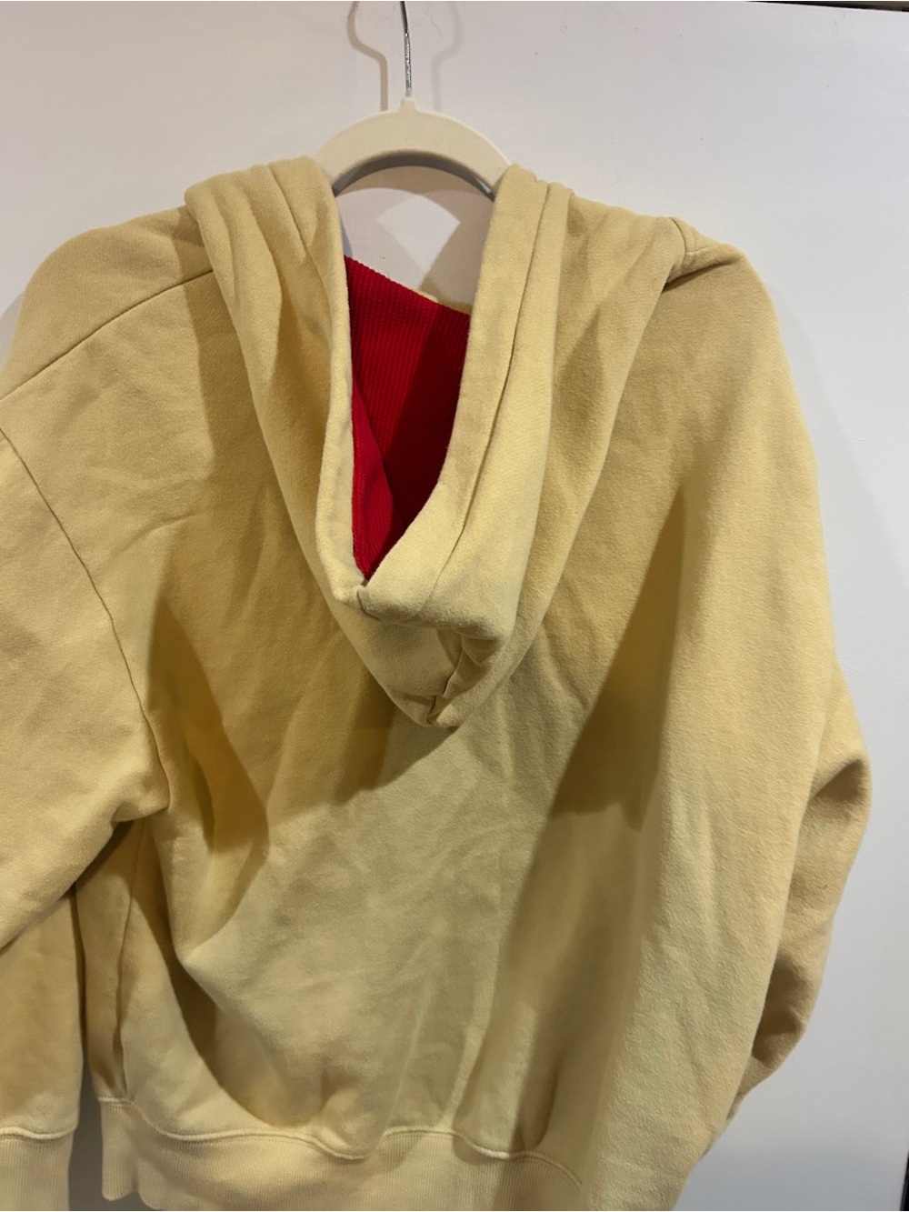 Vintage Coca-Cola Red Logo Hoodie with Cream Interior - Picture 3 of 3